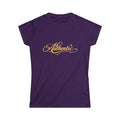 Authentic gold script tee Women's Softstyle Tee