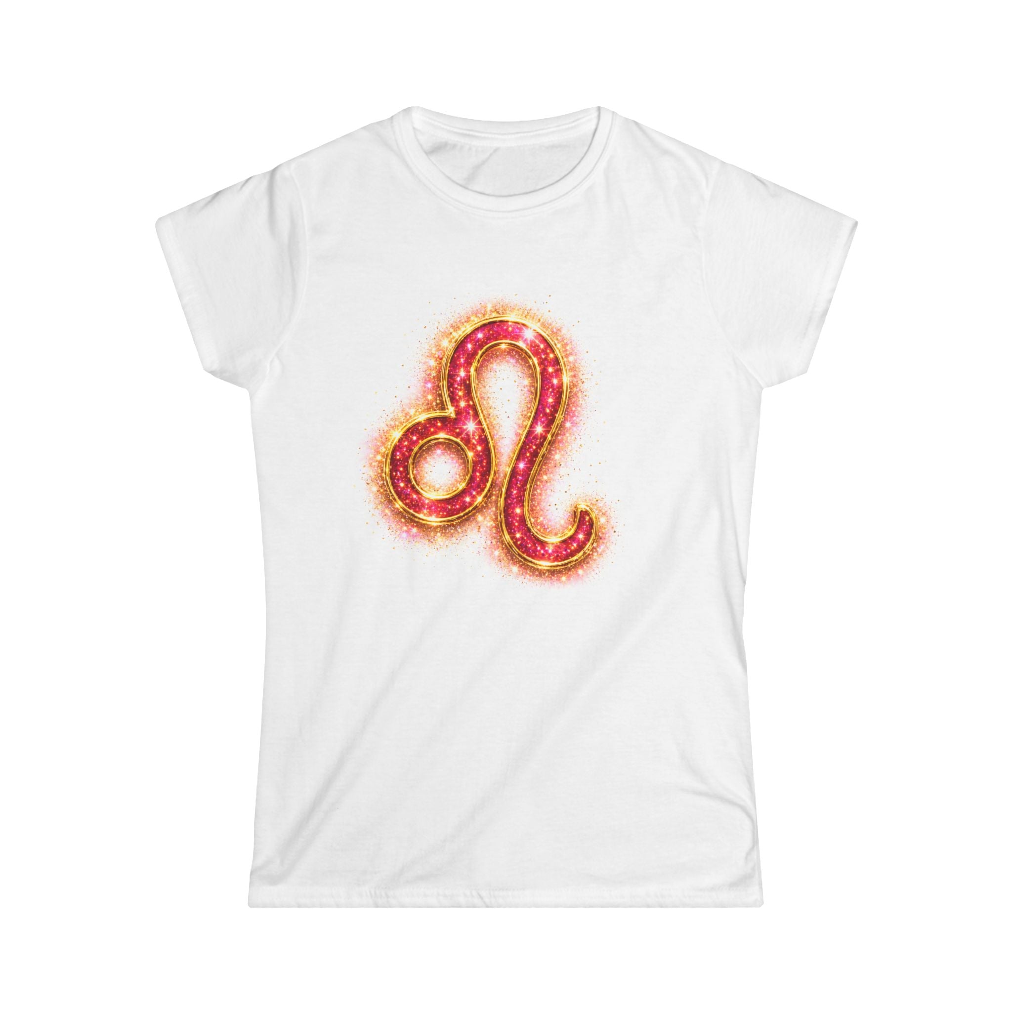 Pink Gold Leo Zodiac Crown T-Shirt | Women's Tee
