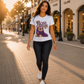 Boss Babe / Sassy Cat Graphic Tee — Women's Empowerment Short Sleeve Shirt