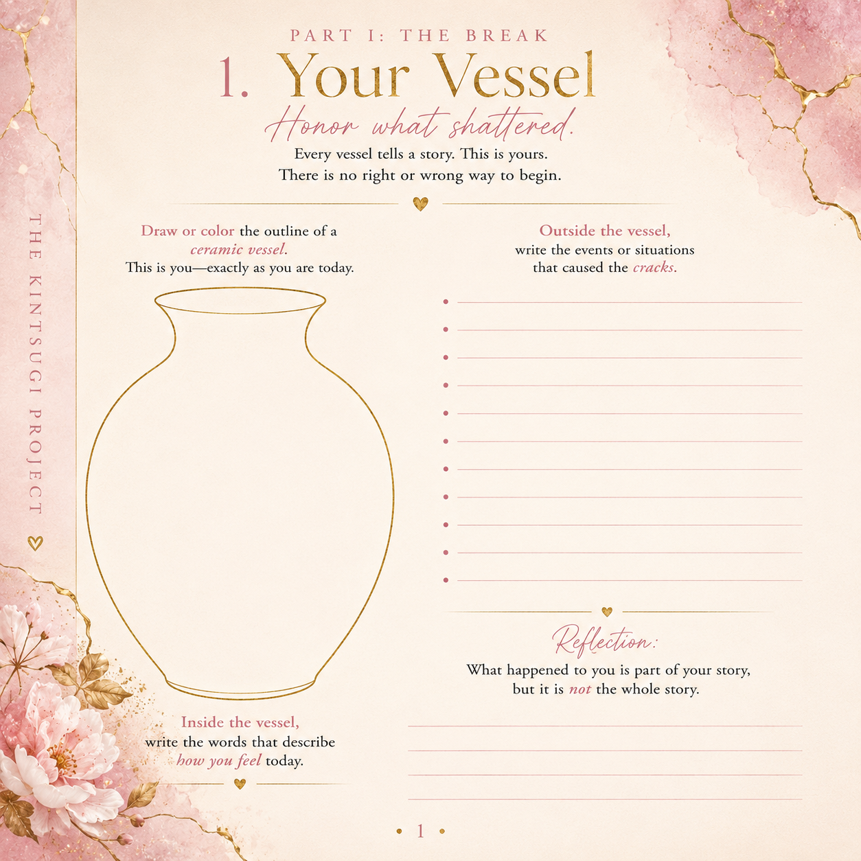 The Kintsugi Project: She Rose From Her Wounds
