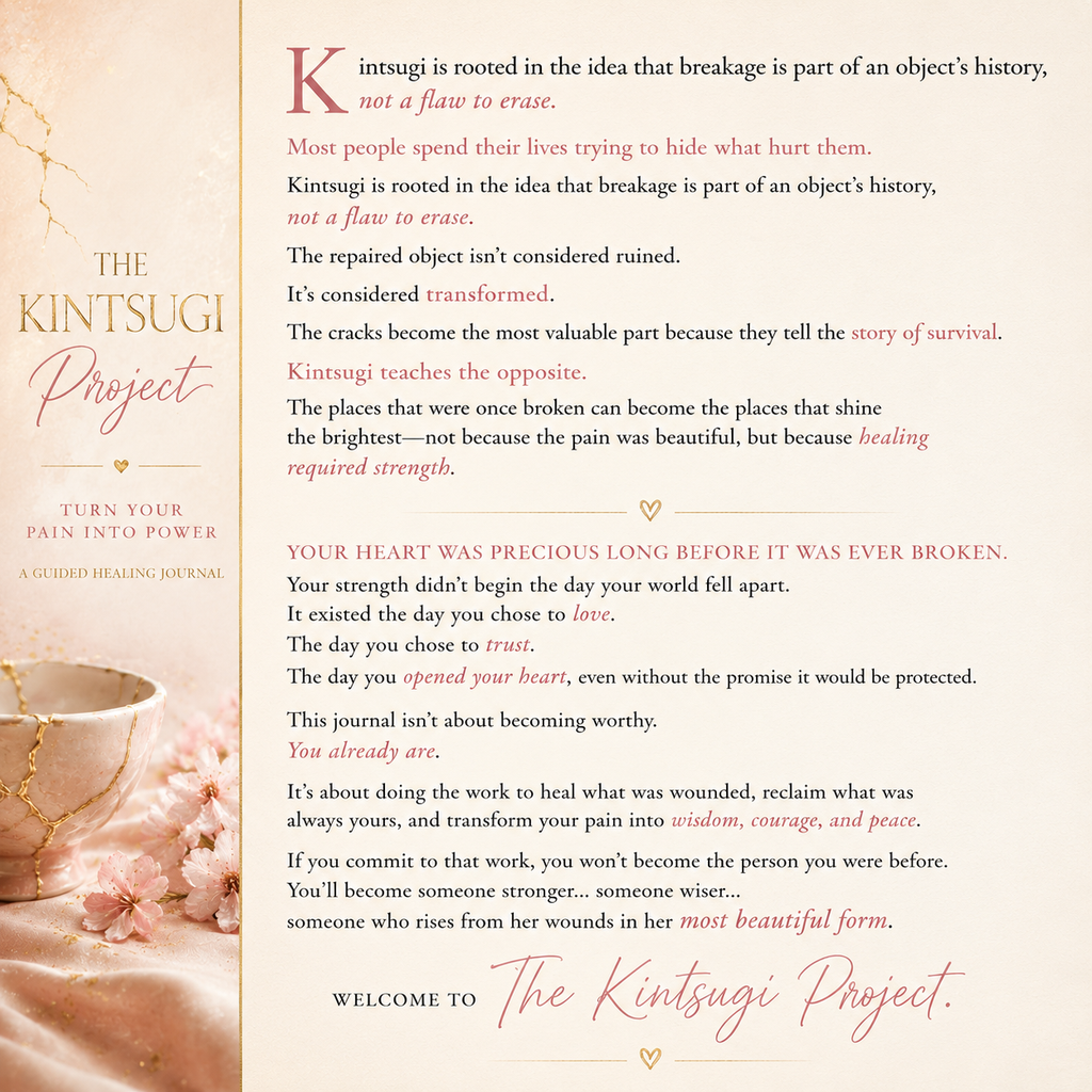 The Kintsugi Project: She Rose From Her Wounds