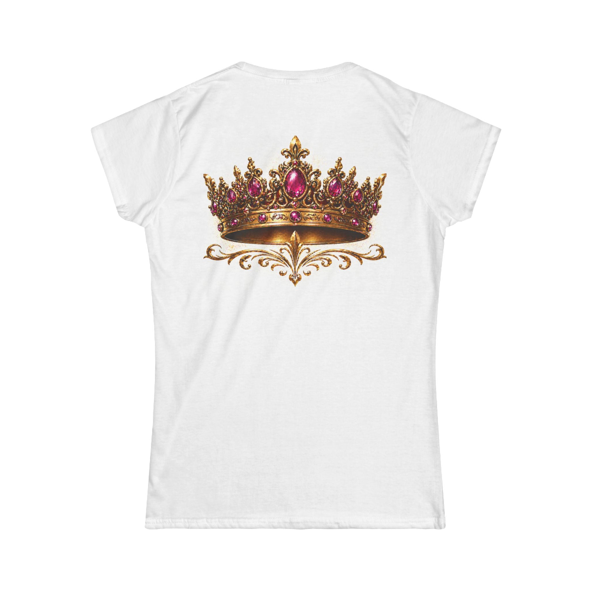 Pink Gold Leo Zodiac Crown T-Shirt | Women's Tee