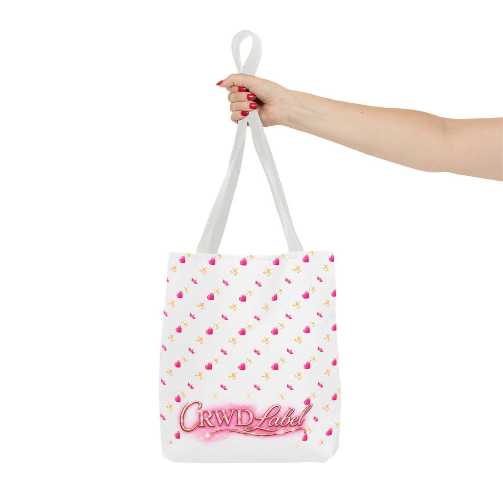 Unbothered Cat Tote Bag – Pink Cute Coffee Cat AOP Tote